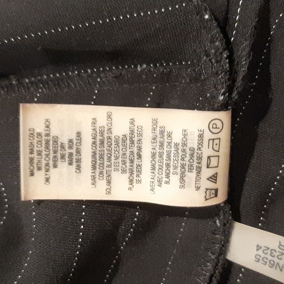 Asymmetrical Pinstripe Top with flare sleeves - Picture 8 of 11